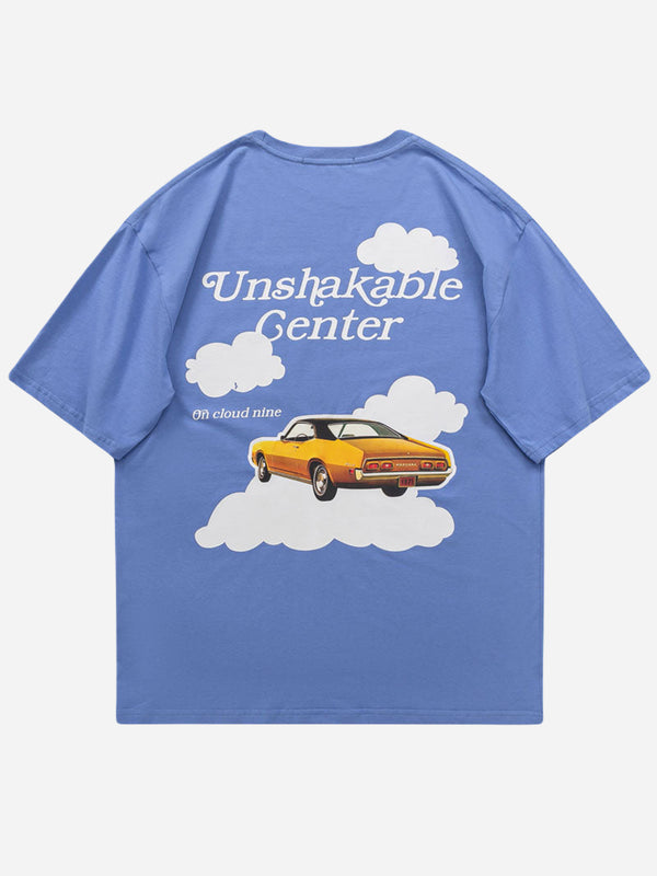 T-Shirt with cloud print