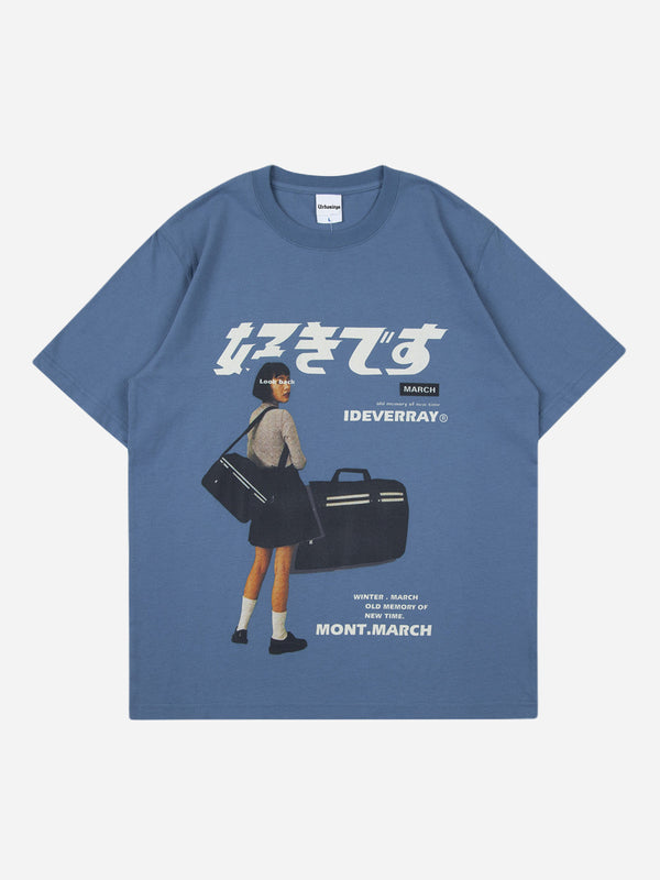 T-Shirt with japanese print