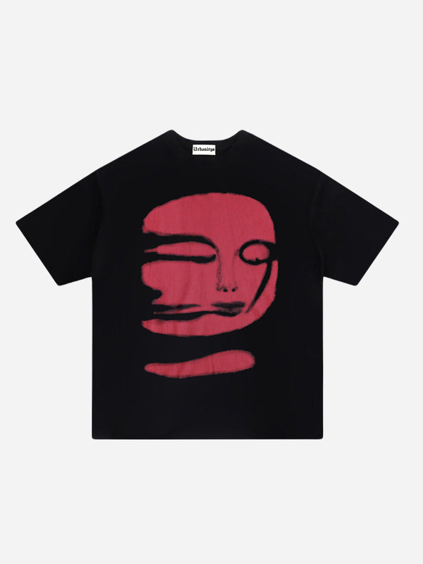 T-Shirt black with red print